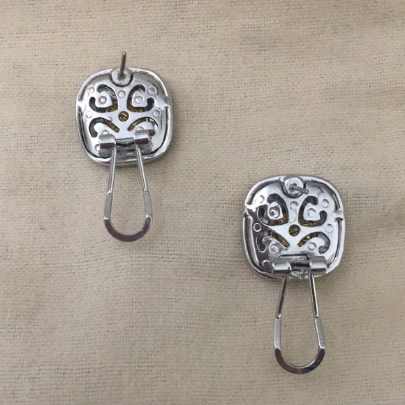 Gold and Silver Earrings - Picture 5 of 7